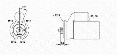 MAGNETI MARELLI 943251447010 -  Стартер